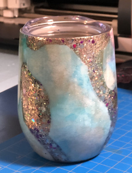 Geode wine tumbler