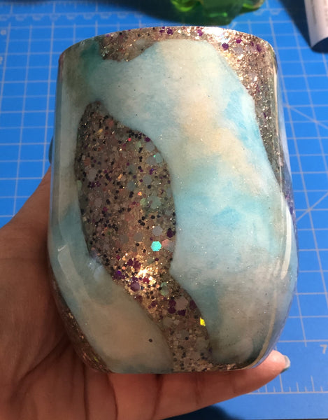 Geode wine tumbler