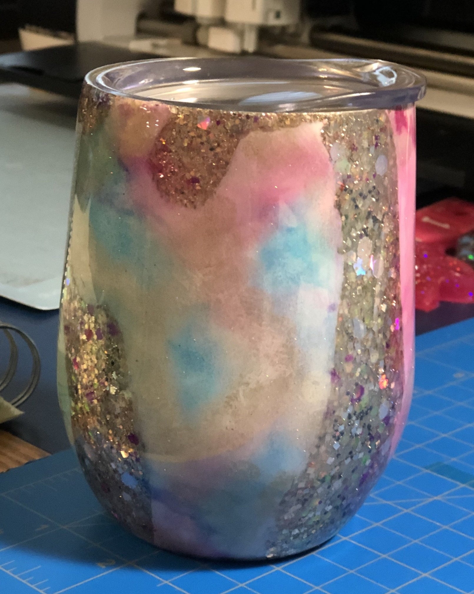 Geode wine tumbler